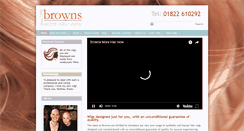 Desktop Screenshot of brownswigs.com