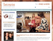 Tablet Screenshot of brownswigs.com